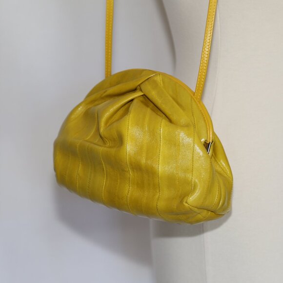 Authentic Tamara Mellon Genuine Eel skin clutch shoulder bag Made in Italy - Picture 1 of 9